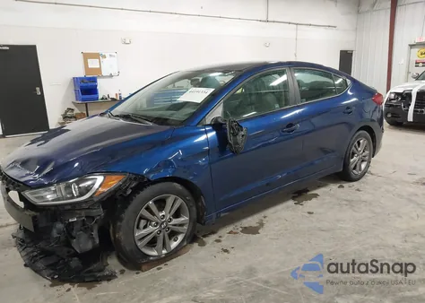 2018 Hyundai Elantra Sel z USA, uszkodzony, nr VIN 5NPD84LF3JH298825